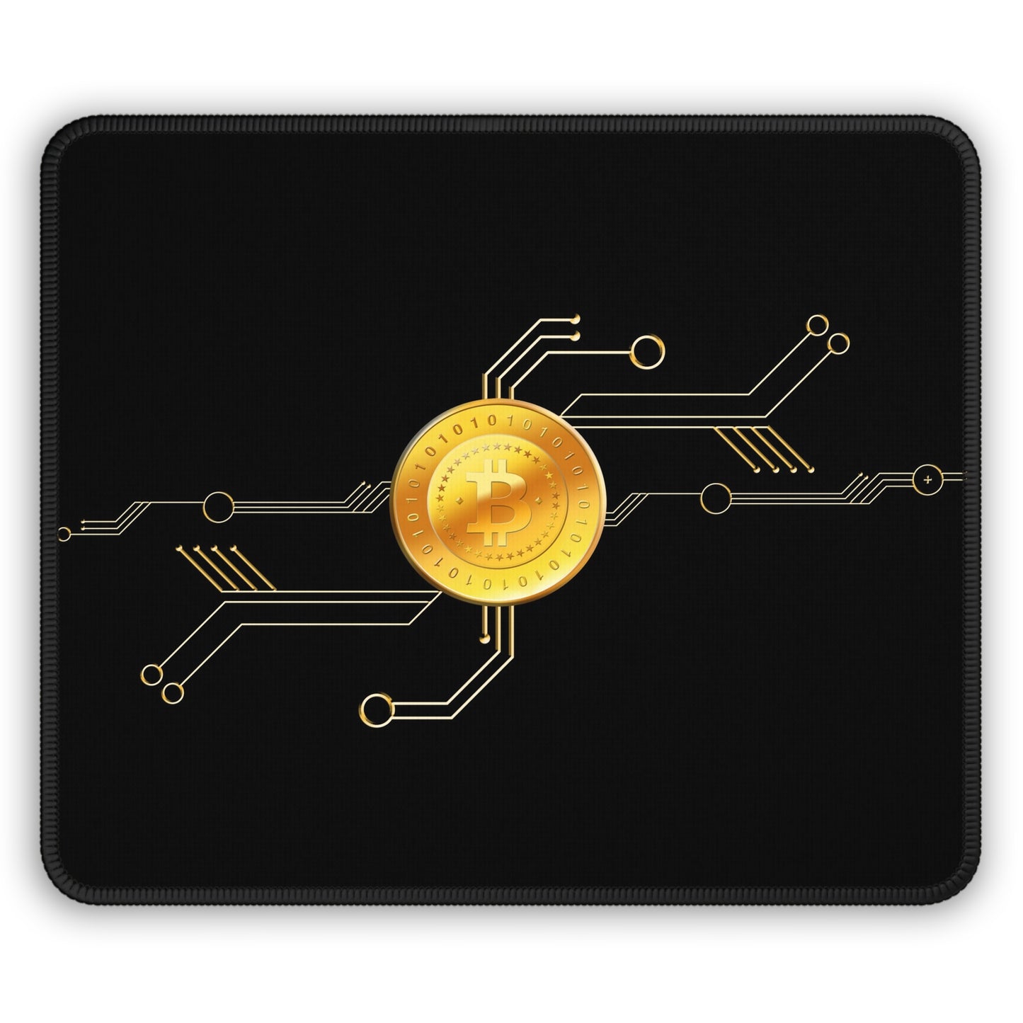 Bitcoin Crypto Gaming Mouse Pad – Premium Neoprene Mouse Pad by KlickieKeyz