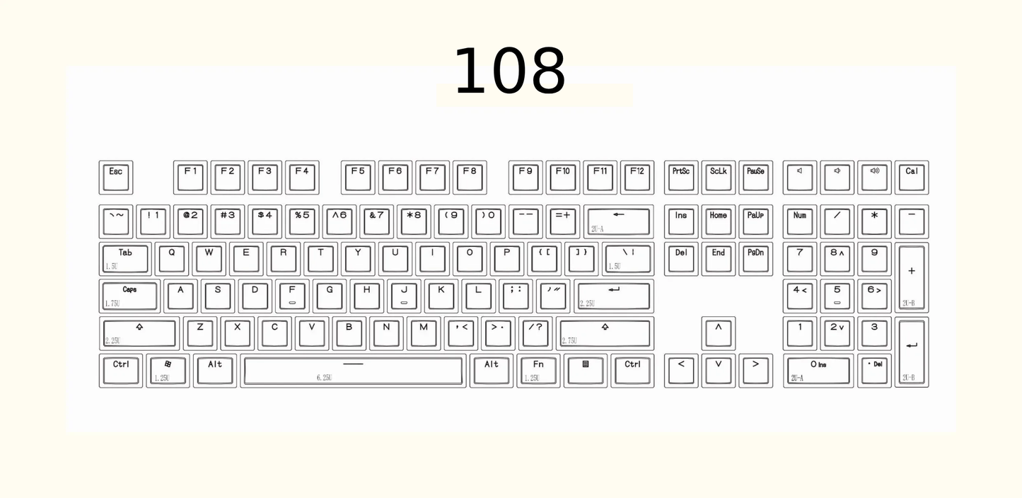 Aluminum Alloy Keycaps Full Set Custom Metal Gloss Transparent Point Keycaps 108/87keys XDA Artisan Key Cap Mechanical Keyboard