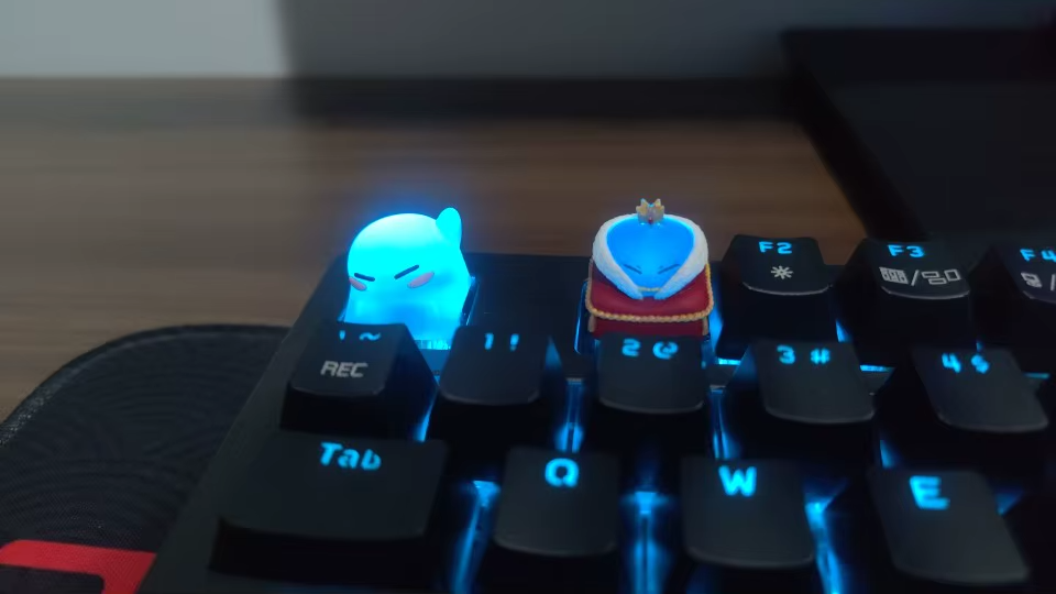 Blue Slime ESC Keycap by KlickieKeyz
