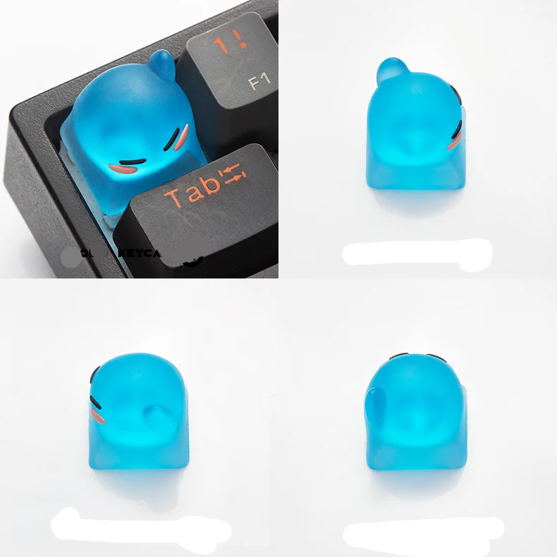 Blue Slime ESC Keycap by KlickieKeyz