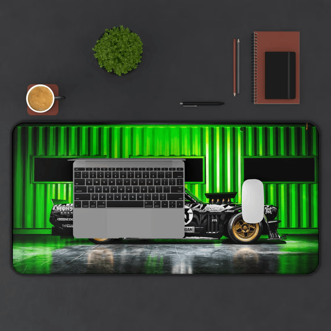 Ken Block’s Hoonicorn Mustang Desk Mat – High-Performance Desk Mat by KlickieKeyz