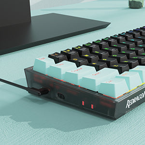 Redragon CASTOR K631 PRO SE Wireless Gaming Keyboard – Green 65% Layout by Redragon | Hosted by KlickieKeyz