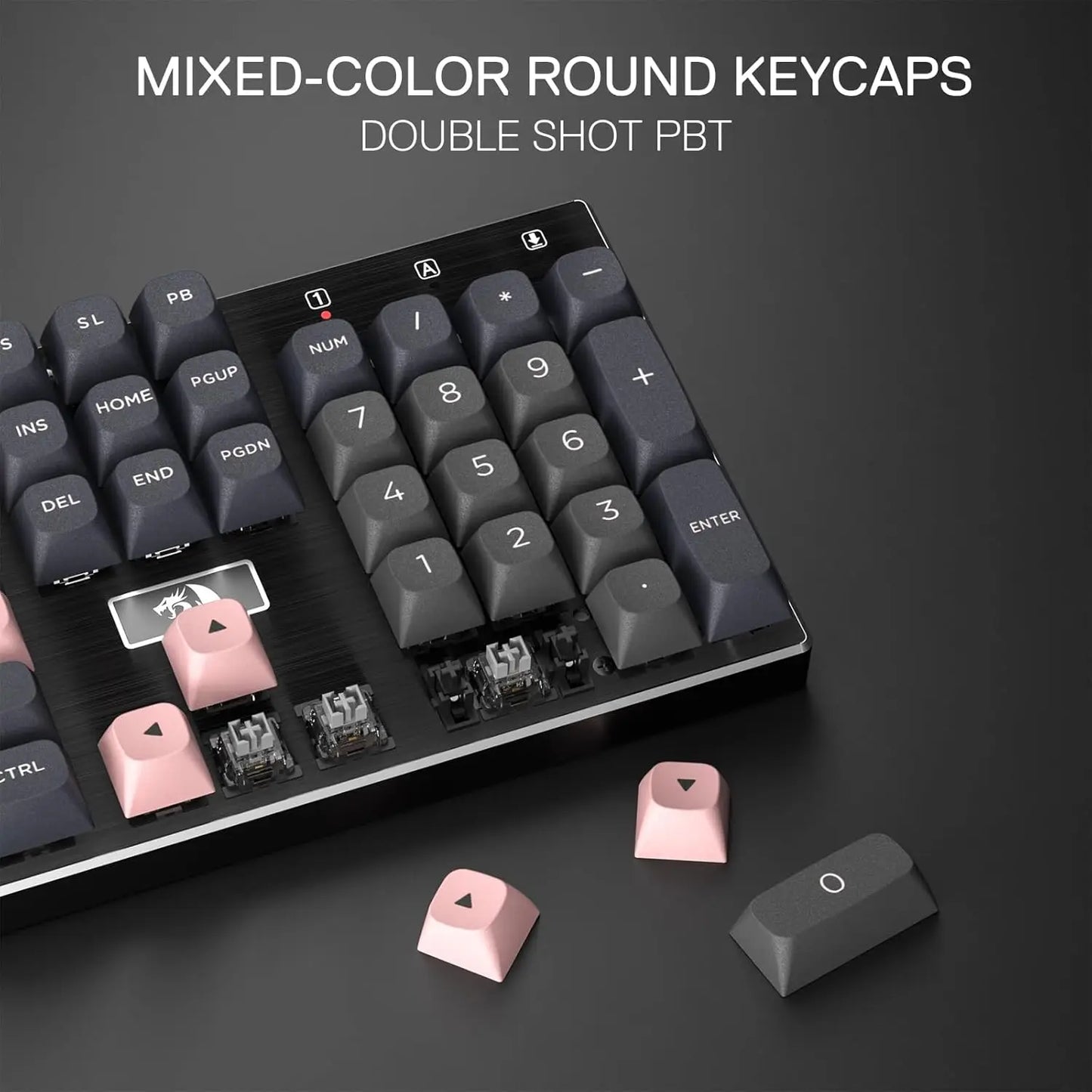 Redragon DEVARAJAS K556 SE (Sakura Pink) – 100% Full-Size Mechanical Keyboard hosted by KlickieKeyz