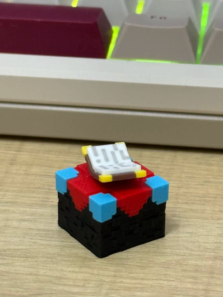 Minecraft Enchanting Table Keycap by KlickieKeyz