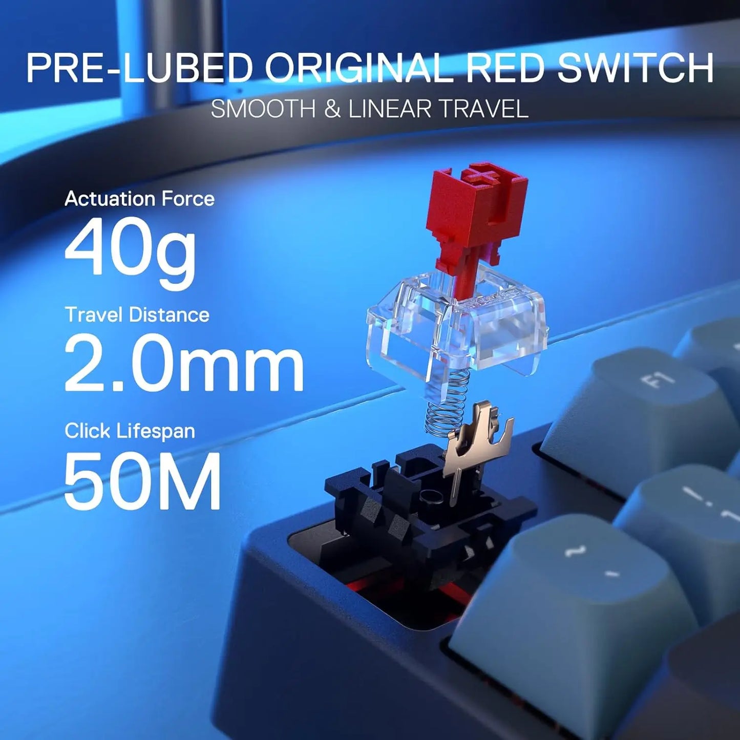 Redragon SURARA K582 SE – Full-Size Mechanical Gaming Keyboard hosted by KlickieKeyz