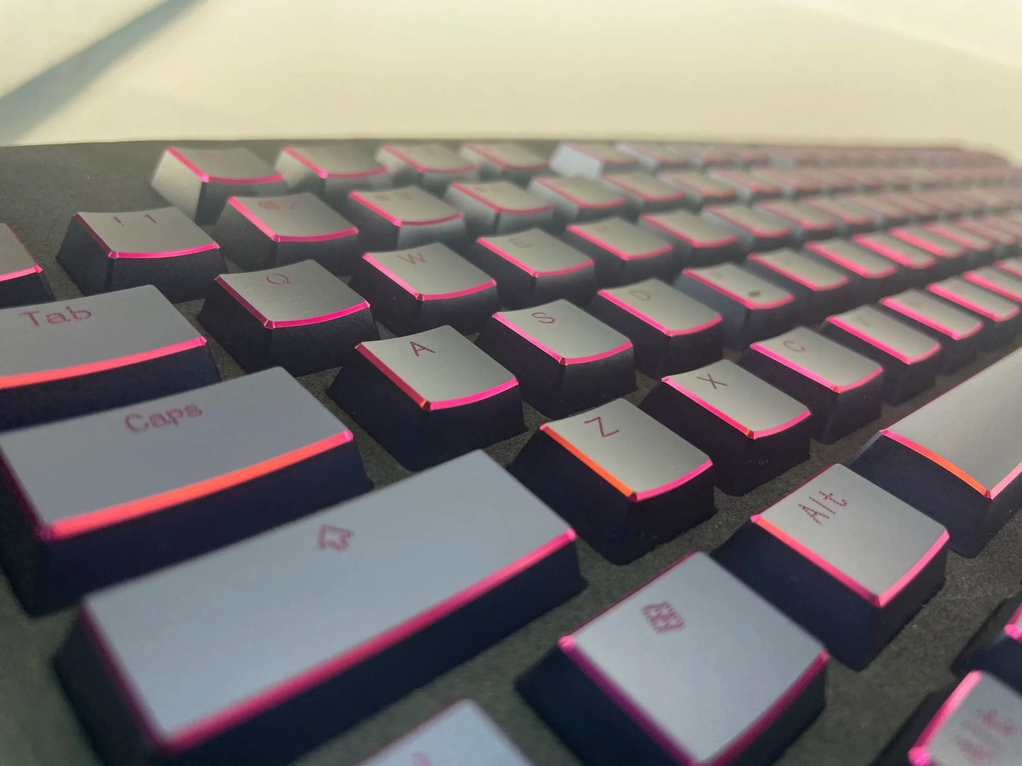 Aluminum Alloy Keycaps Full Set Custom Metal Gloss Transparent Point Keycaps 108/87keys XDA Artisan Key Cap Mechanical Keyboard
