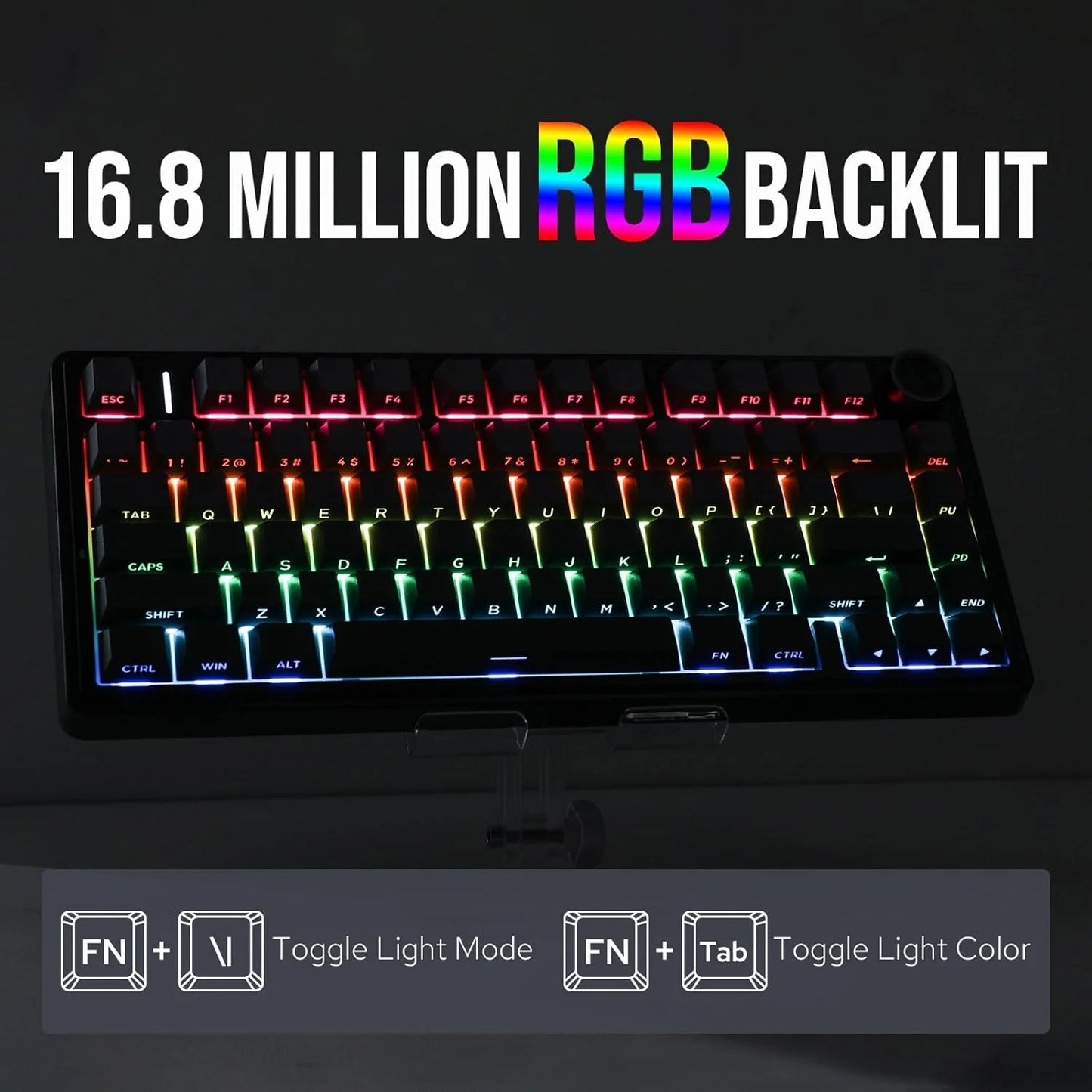 AULA F75 Pro Gasket Mounted Wireless Mechanical Keyboard – hosted by KlickieKeyz