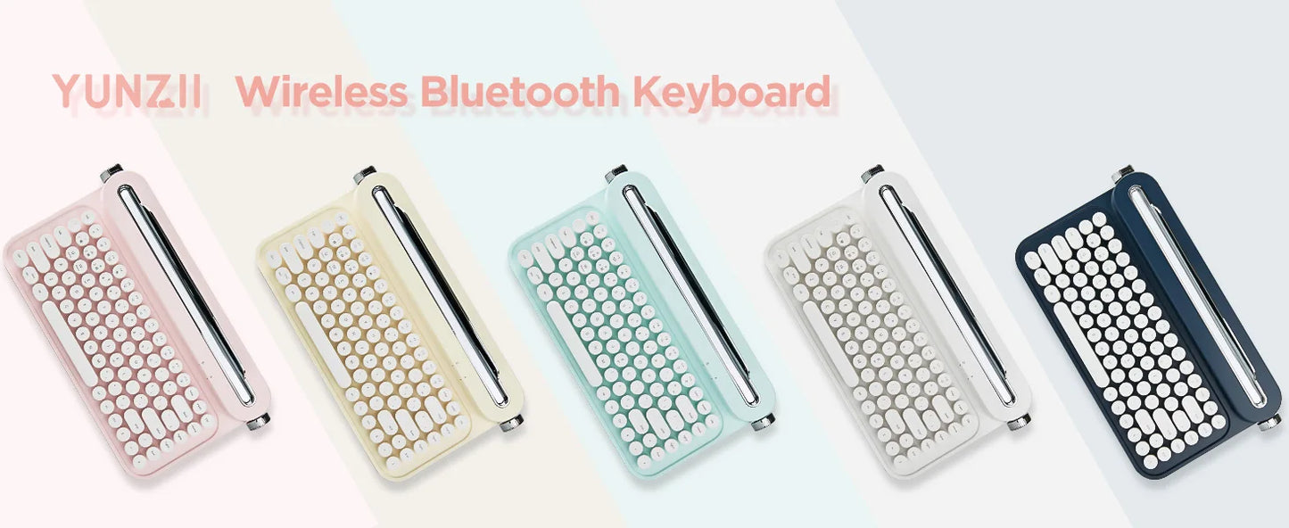 YUNZII ACTTO B305 Retro Typewriter Aesthetic Keyboard – hosted by KlickieKeyz