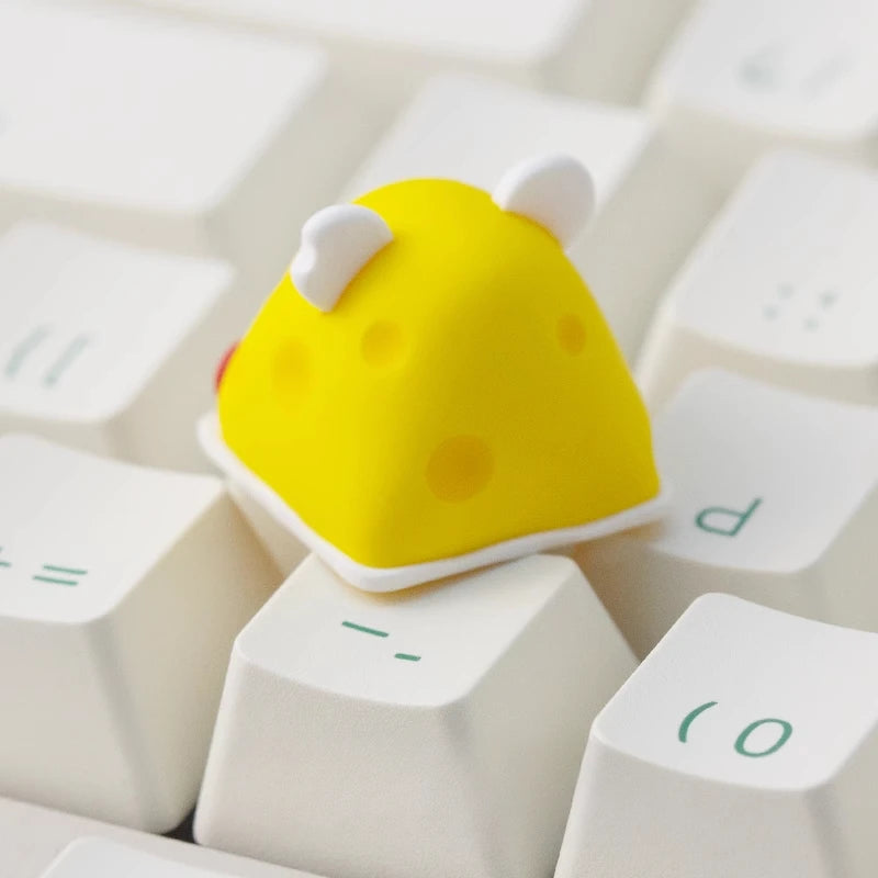 Cheese Mouse & Strawberry Mouse ESC Keycap by KlickieKeyz