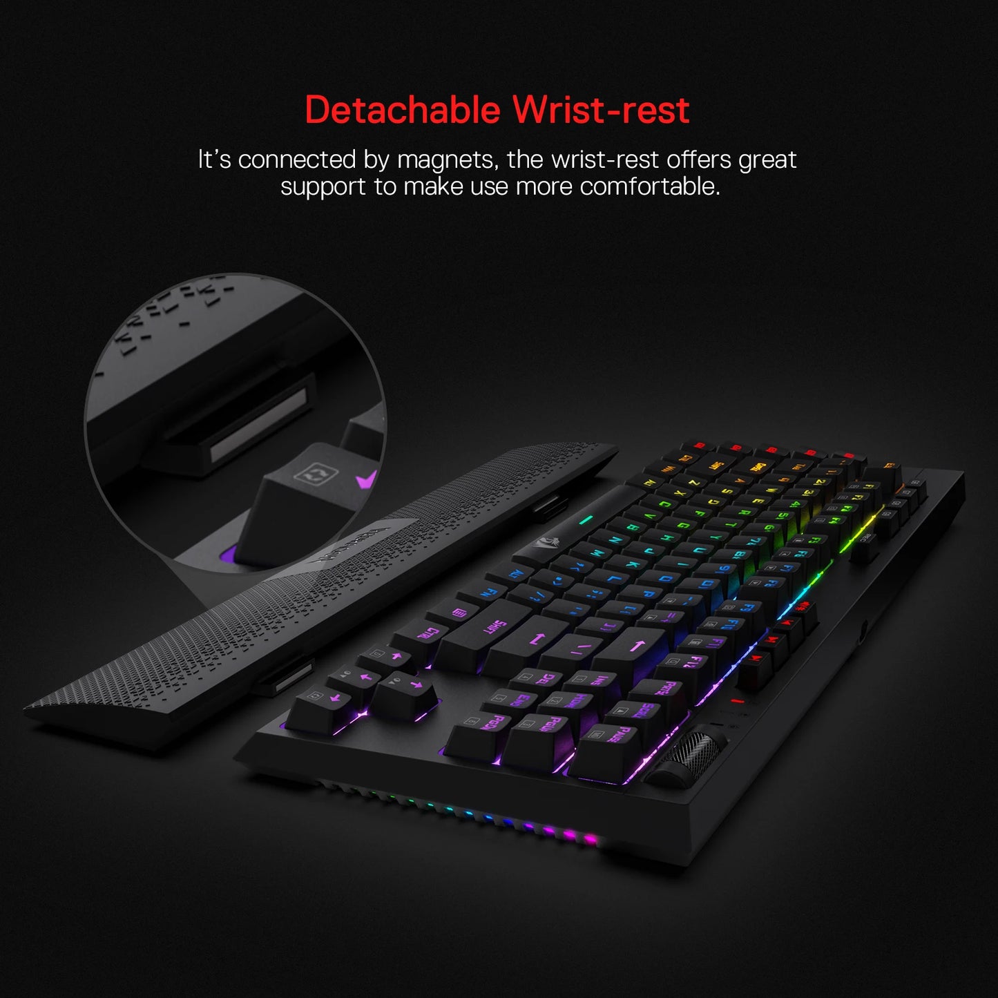 Redragon VISHNU K596 Wired Keyboard – hosted by KlickieKeyz