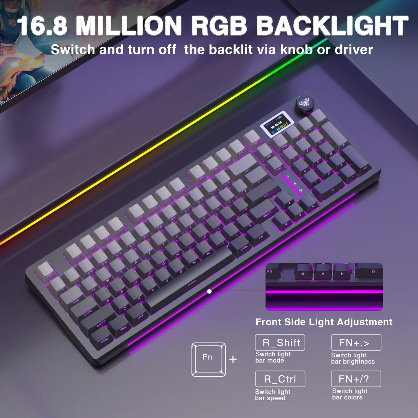 AULA S98pro – Wireless Mechanical Gaming Keyboard hosted by KlickieKeyz