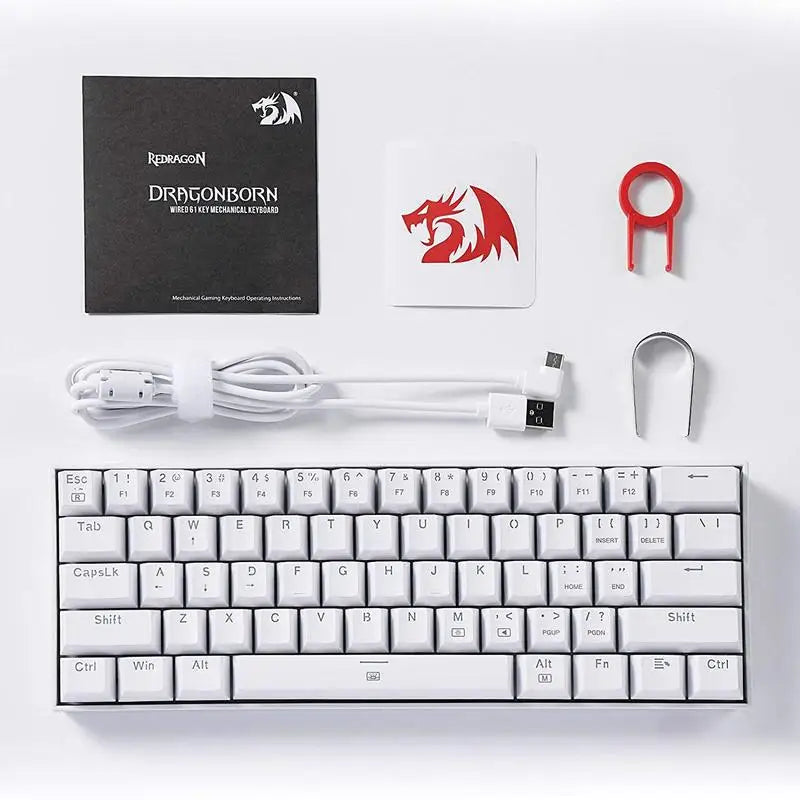 Redragon DRAGONBORN K630 – 60% Wired Mechanical Keyboard hosted by KlickieKeyz