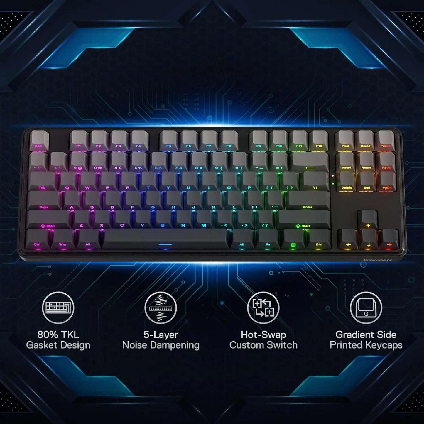 Redragon STAR BLADE K707 PRO Mechanical Gaming Keyboard – Redragon | Hosted by KlickieKeyz