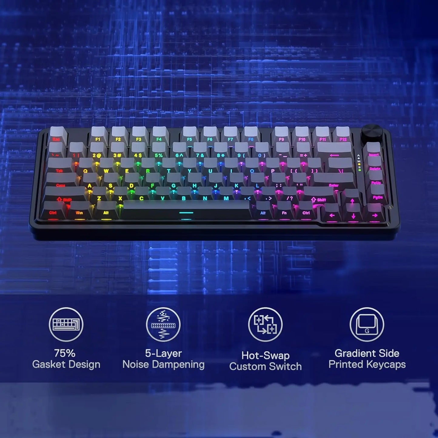 Redragon UCAL K673 PRO – 75% Mechanical Keyboard hosted by KlickieKeyz