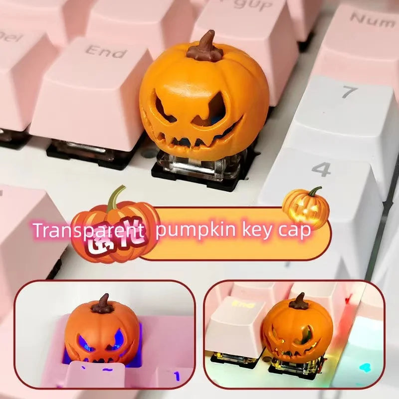Jack-O'-Lantern Pumpkin ESC Keycap by KlickieKeyz