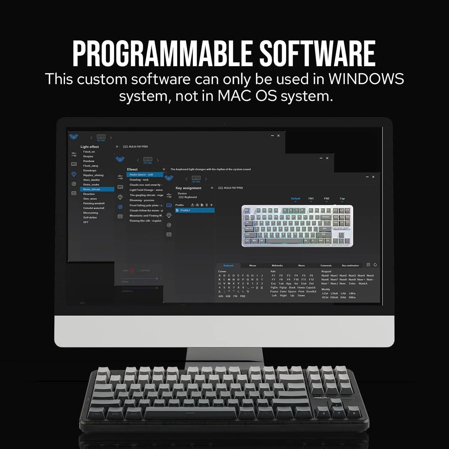 AULA F87pro Tri-Mode Gaming Keyboard – hosted by KlickieKeyz