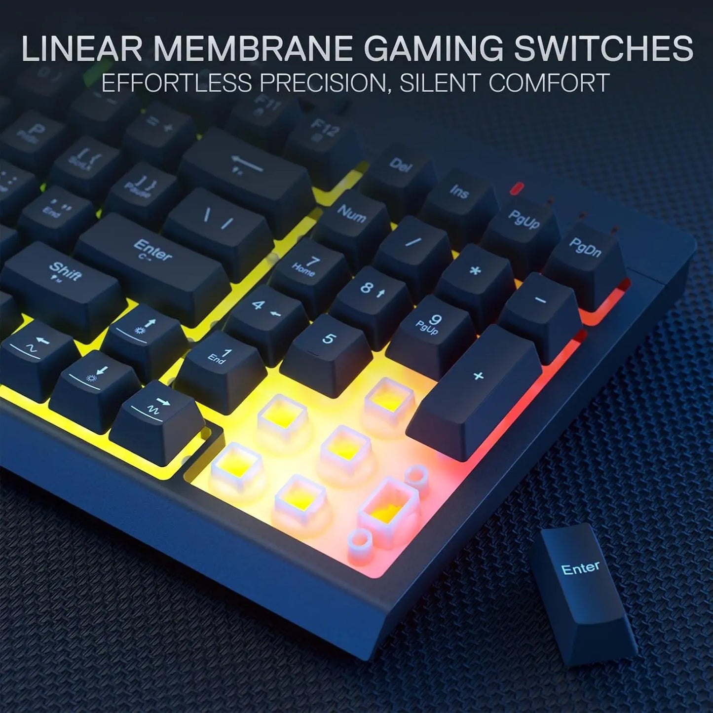 Redragon SHIVA K515 Wireless – Membrane Gaming Keyboard hosted by KlickieKeyz