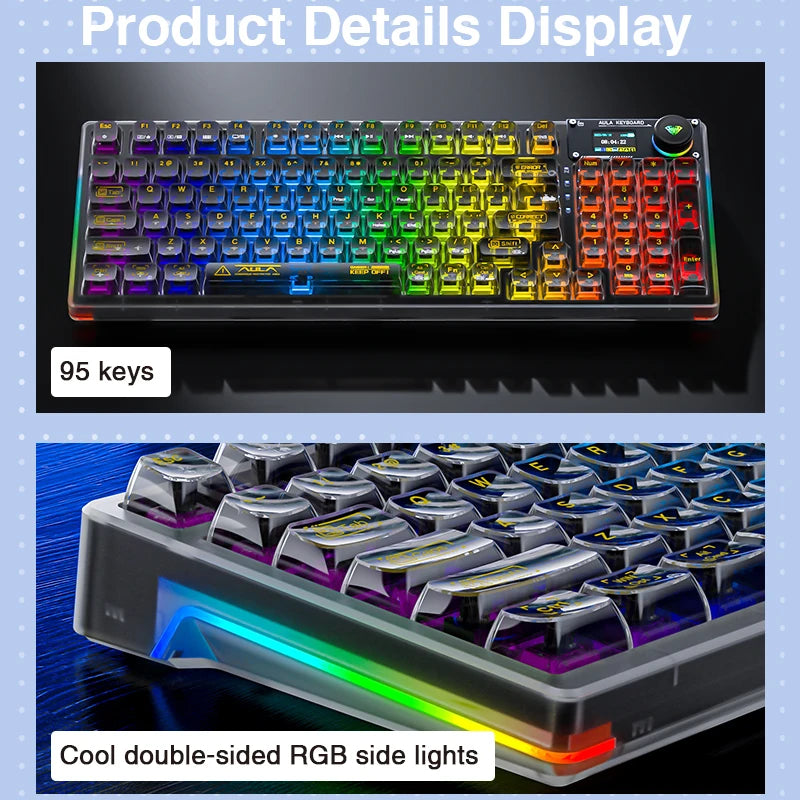 AULA F98 Pro – Wireless Gaming Keyboard hosted by KlickieKeyz