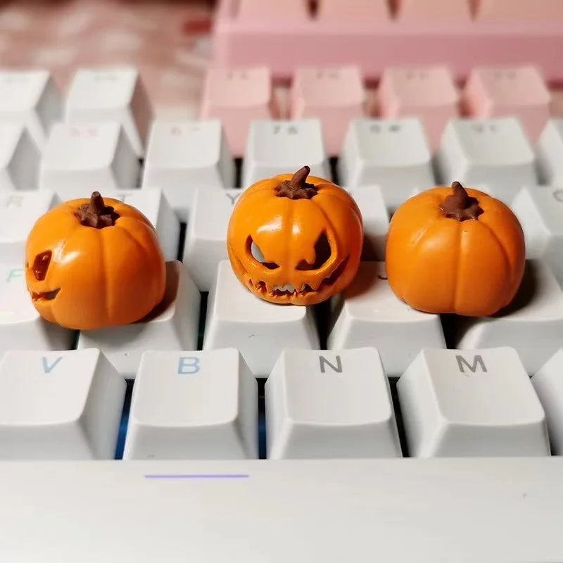 Jack-O'-Lantern Pumpkin ESC Keycap by KlickieKeyz