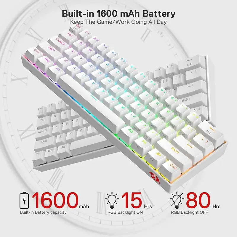 Redragon DRACONIC K530 PRO Wireless Mechanical Keyboard – by Redragon hosted by Klickiekeyz