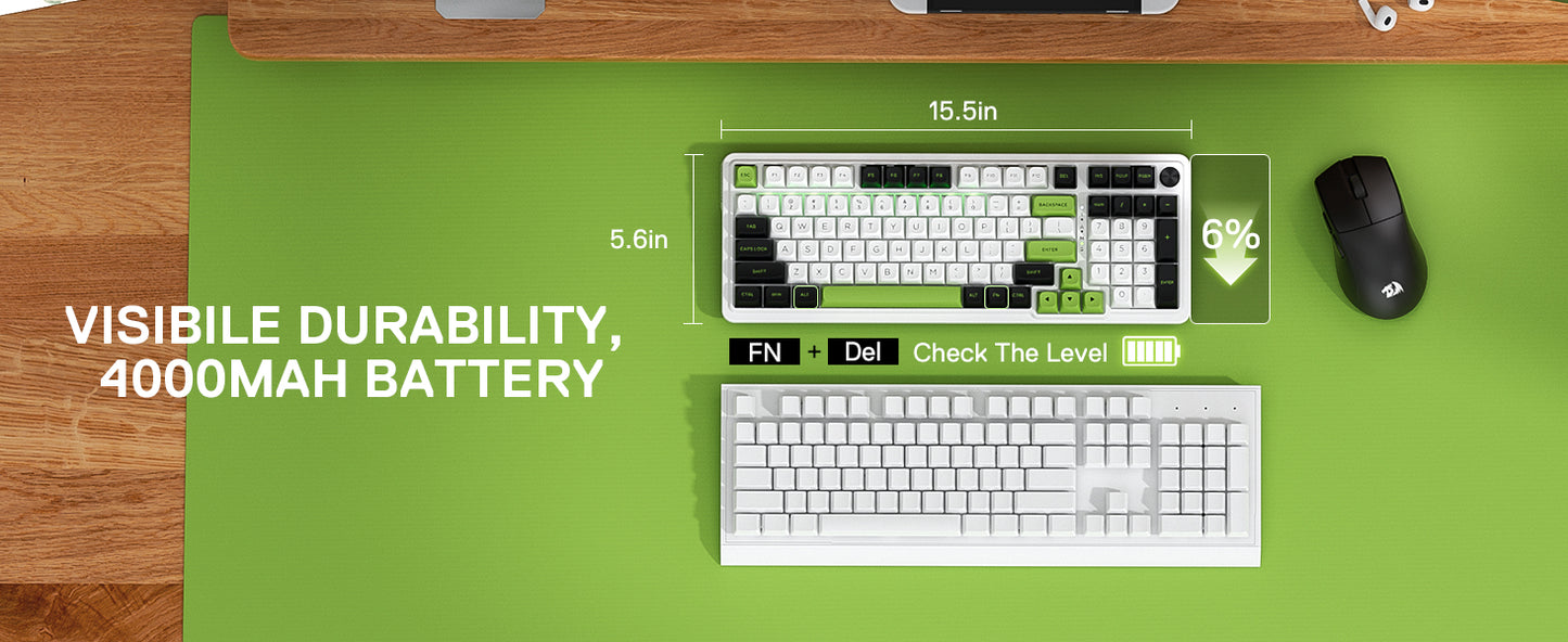 Redragon EISA MAX K686 Wireless Mechanical Gaming Keyboard – 96% Layout by Redragon | Hosted by KlickieKeyz