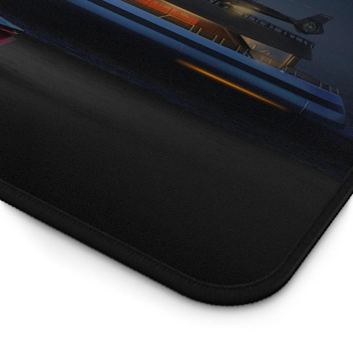 Blue Lamborghini & Yacht Desk Mat – Luxury Supercar Desk Mat by KlickieKeyz