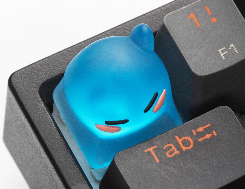 Blue Slime ESC Keycap by KlickieKeyz