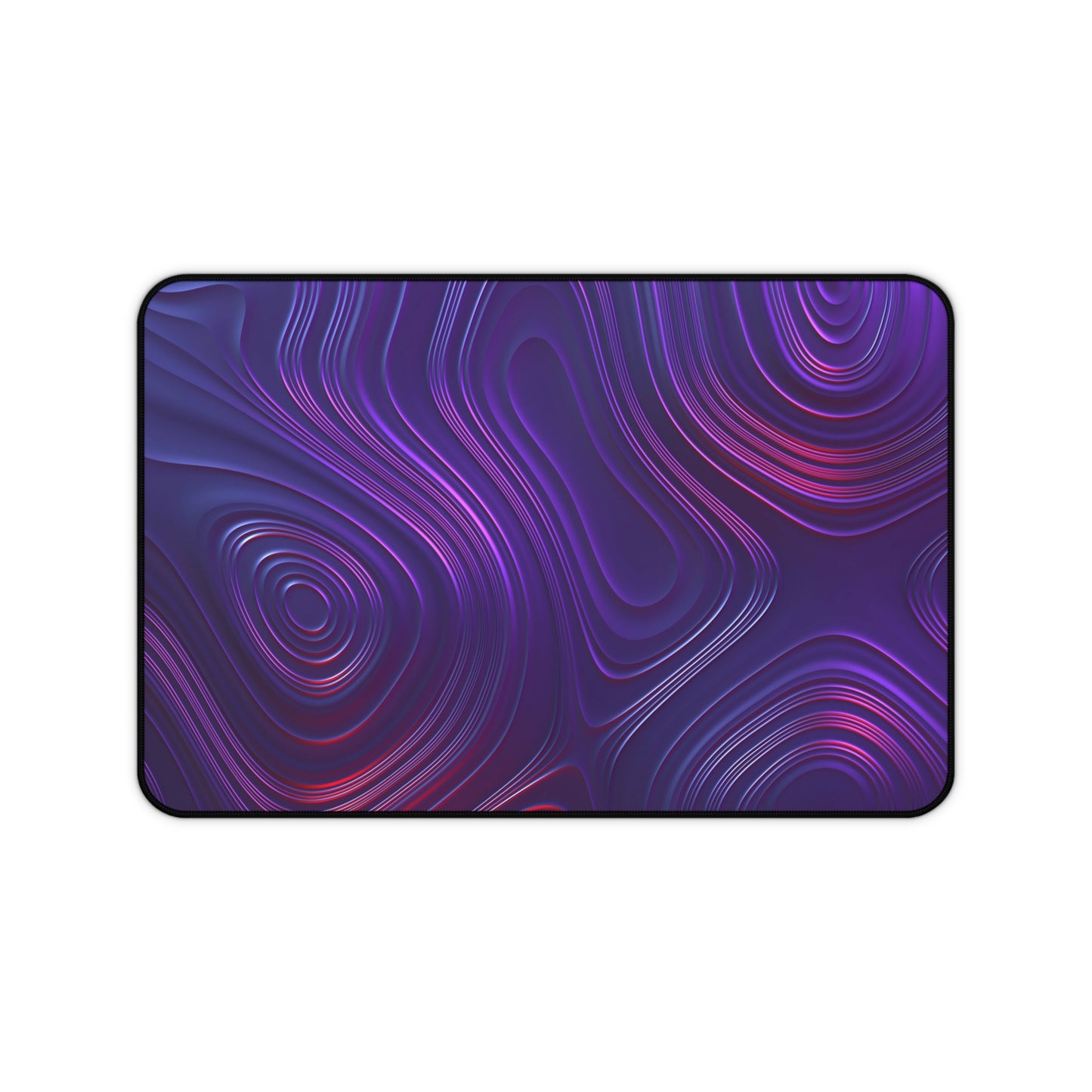 Abstract Purple & Pink Ripple Waves Desk Mat – Dreamy Desk Mat by KlickieKeyz
