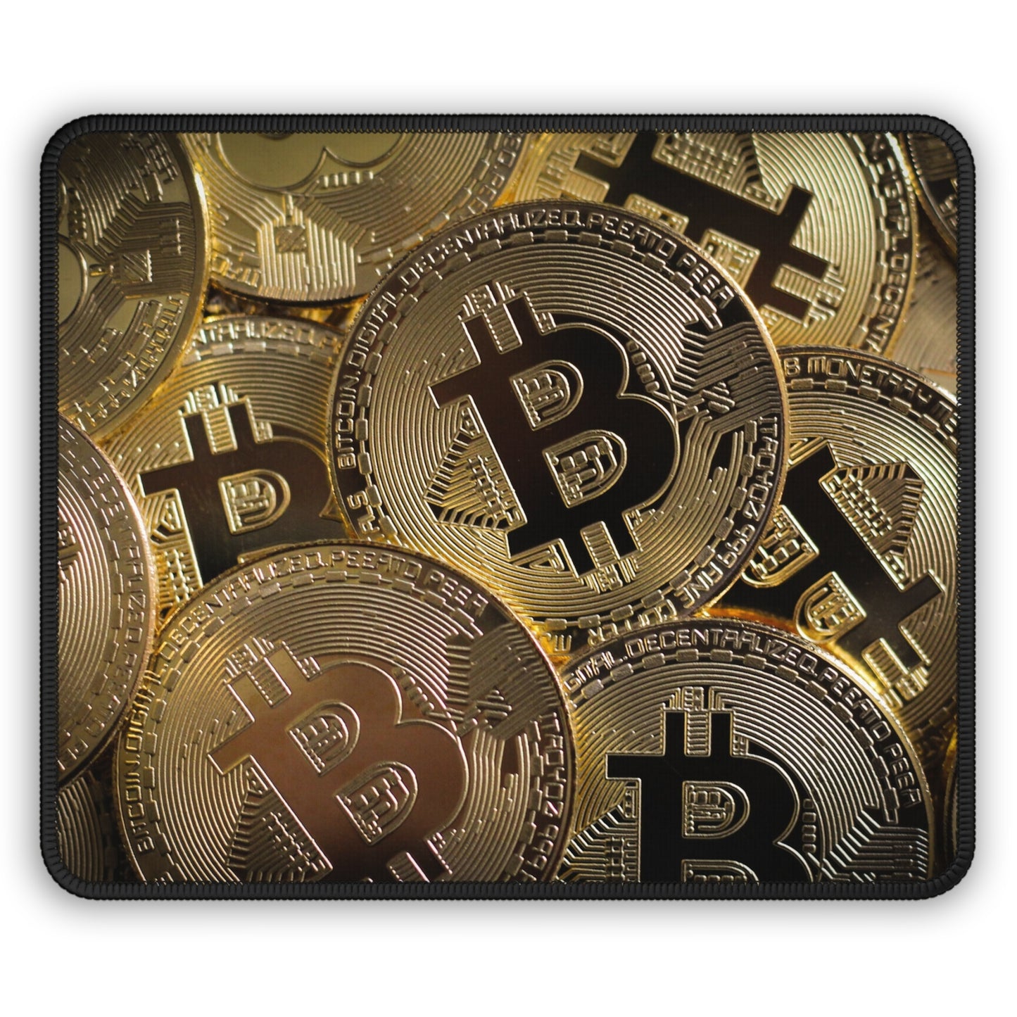 Bitcoin Crypto Gaming Mouse Pad – Premium Neoprene Mouse Pad by KlickieKeyz