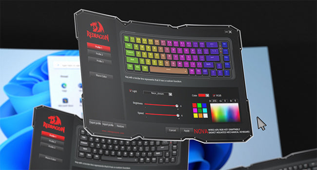 Redragon NOVA K709 Wired Mechanical Gaming Keyboard – 65% Gasket-Mounted by Redragon | Hosted by KlickieKeyz