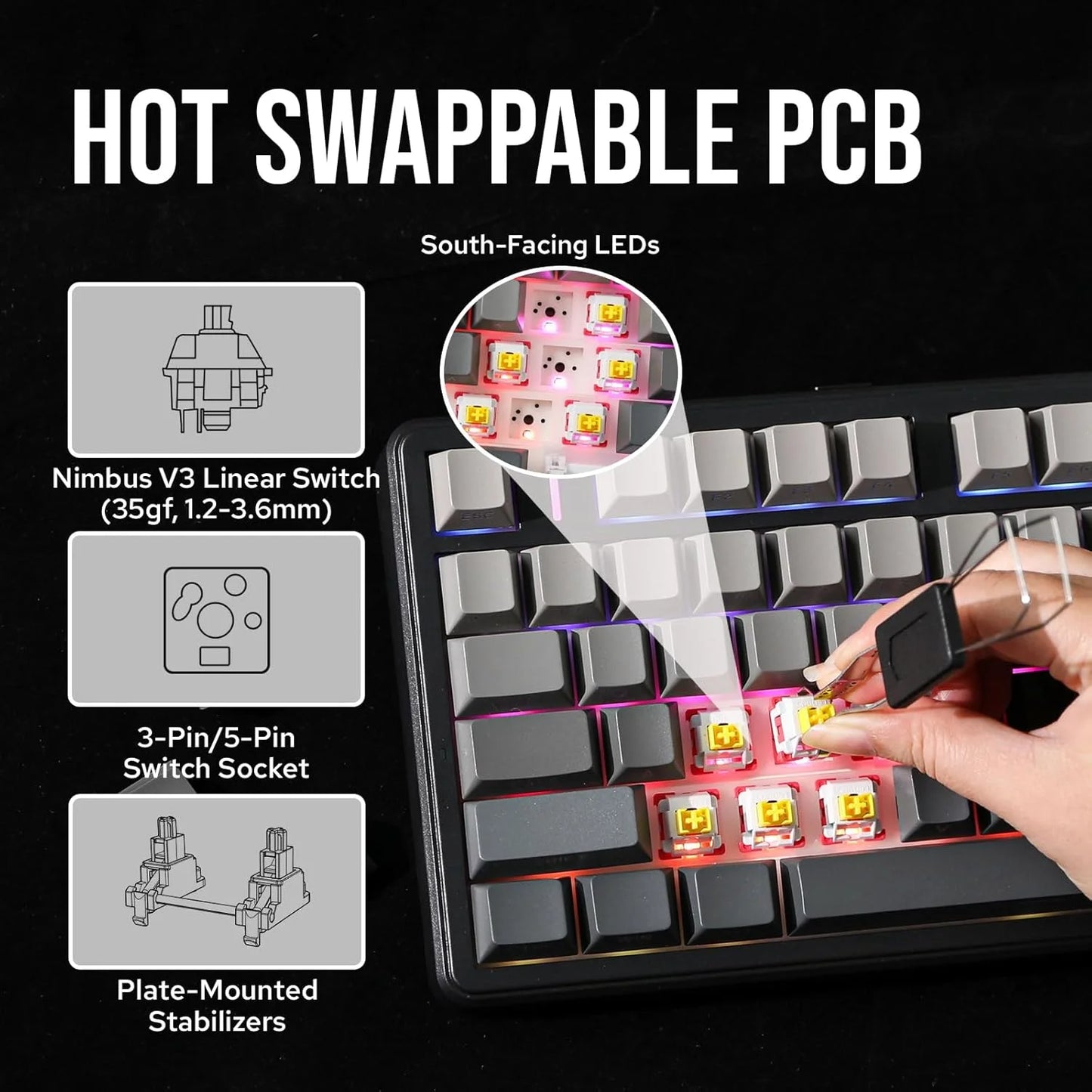 AULA F99 Pro Wireless Gaming Mechanical Keyboard – hosted by KlickieKeyz