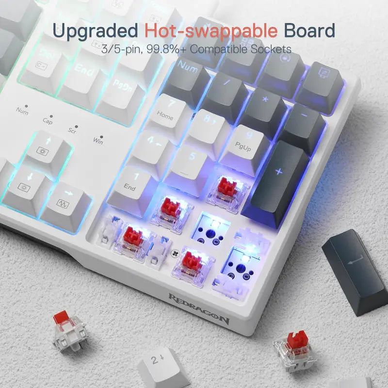 Redragon TRUNDLE K668 – Full Size Mechanical Keyboard hosted by Klickiekeyz
