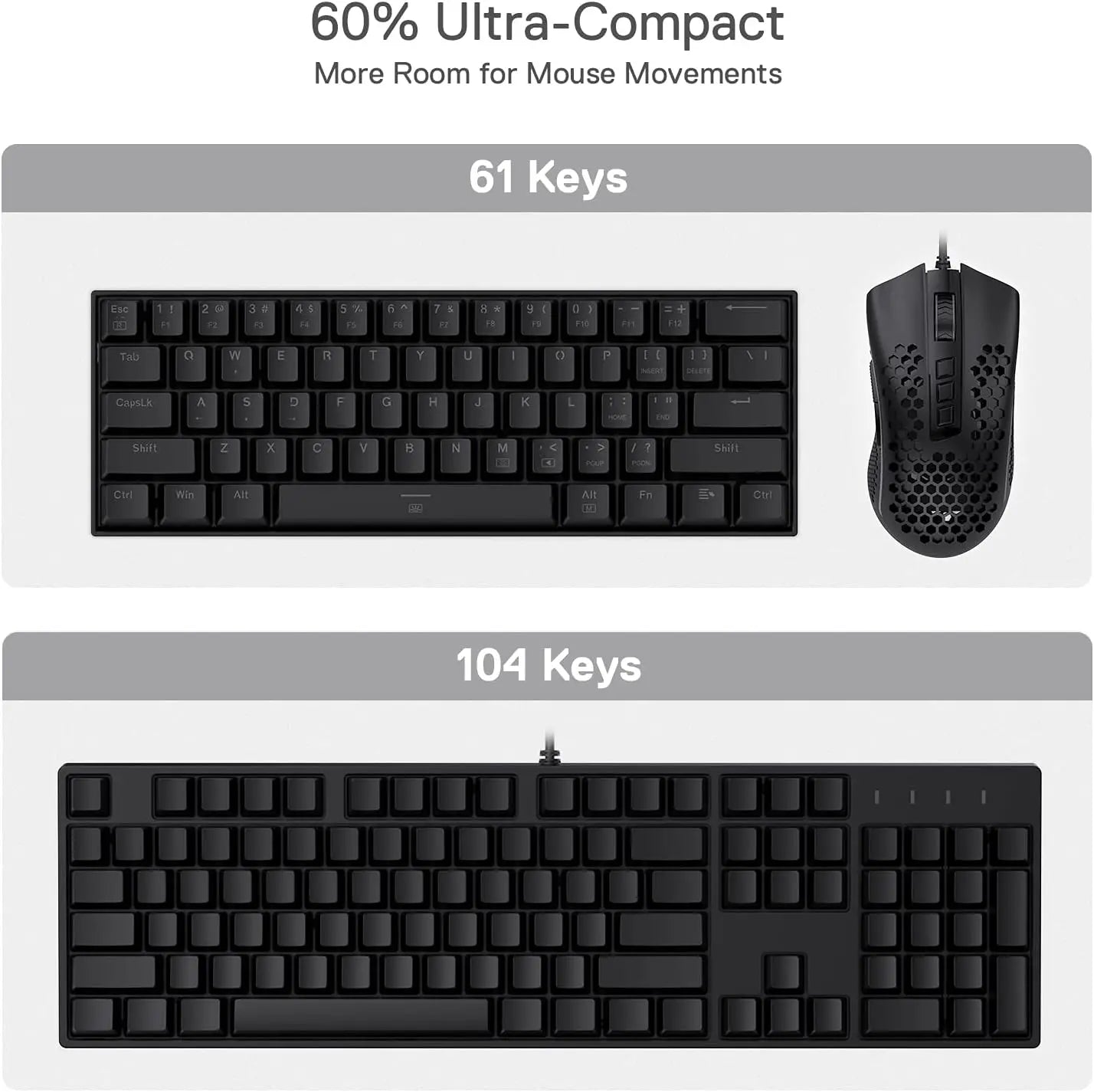 Redragon DRAGONBORN K630 – Wired 60% Mechanical Keyboard hosted by KlickieKeyz