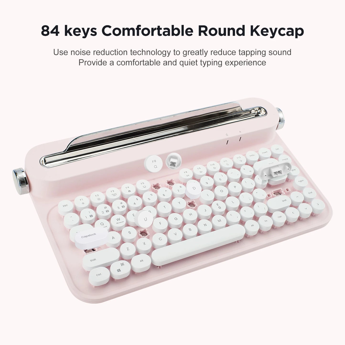 YUNZII ACTTO B305 Retro Typewriter Aesthetic Keyboard – hosted by KlickieKeyz