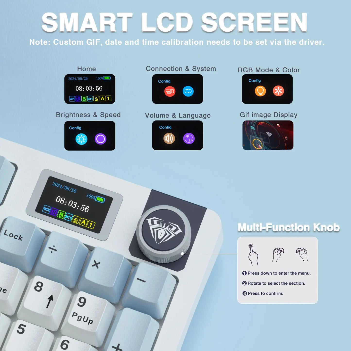 AULA S98pro – Wireless Mechanical Gaming Keyboard hosted by KlickieKeyz