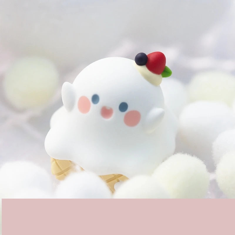 Ice Cream Ghost ESC Keycap  by KlickieKeyz