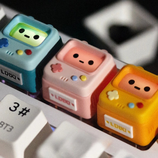 Game Console Artisan ESC Keycap – Handmade Resin Keycap for Mechanical Keyboards by KlickieKeyz