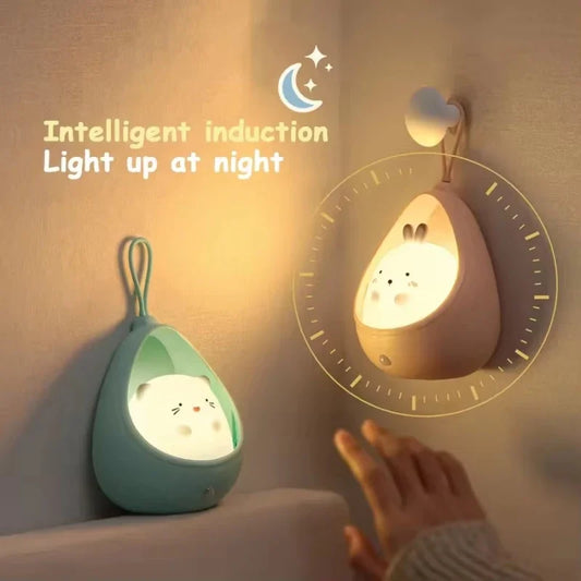 Cat and Rabbit Silicone Decorative Desk Lamps – USB Type-C Rechargeable by KlickieKeyz