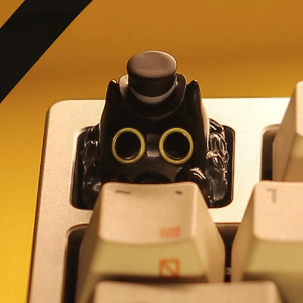 Black Cat ESC Keycap by KlickieKeyz