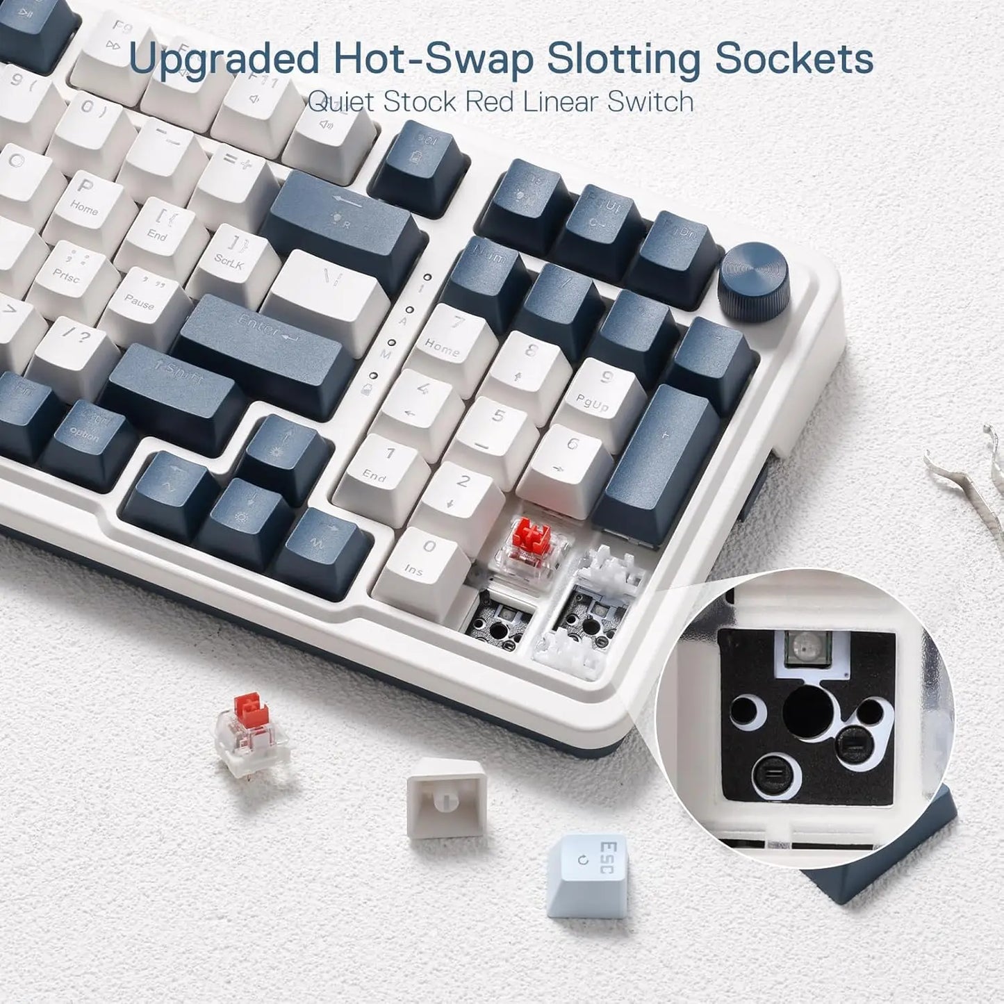Redragon EISA K686 PRO – 96% Wireless Gasket RGB Mechanical Keyboard hosted by KlickieKeyz