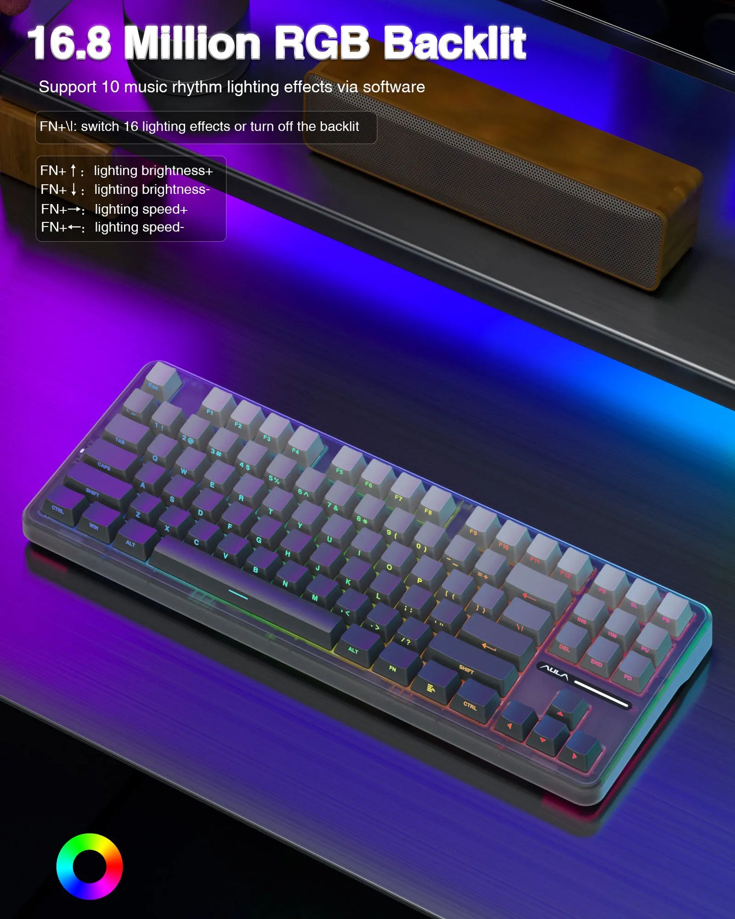 AULA F87pro Tri-Mode Gaming Keyboard – hosted by KlickieKeyz
