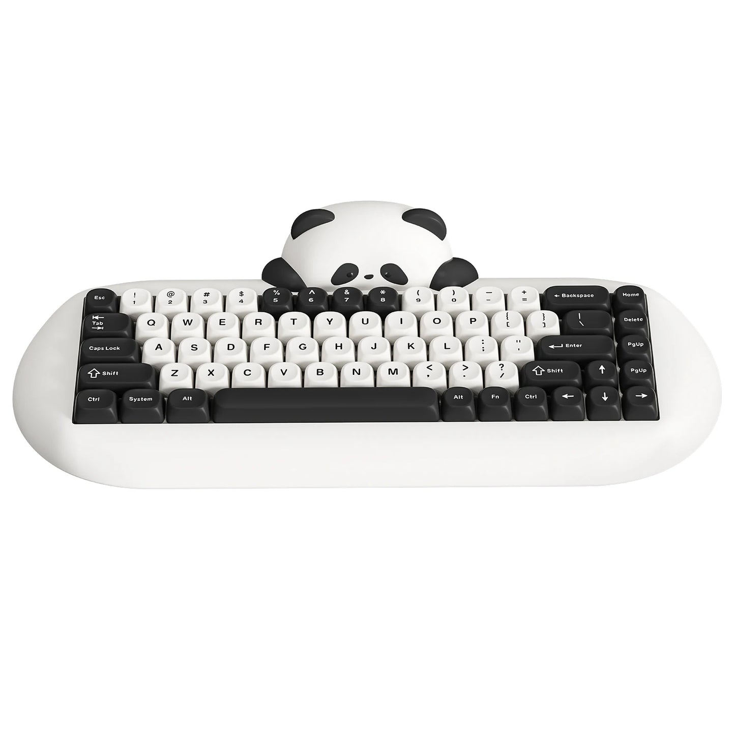 YUNZII C68 Panda Wireless Mechanical Keyboard – 65% Bluetooth Gaming Keyboard with Linear Switches & PBT Keycaps hosted by KlickieKeyz