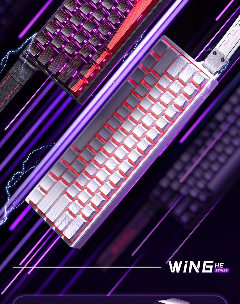 AULA WIN60 / WIN68 HE Esports Magnetic Switch Keyboard – Rapid Trigger 8K Return hosted by KlickieKeyz