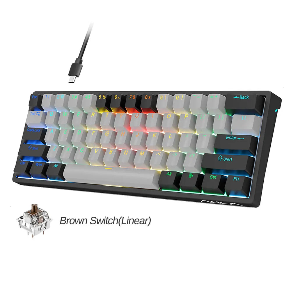 AULA F3261 – 60% Wired Mechanical Keyboard hosted by KlickieKeyz