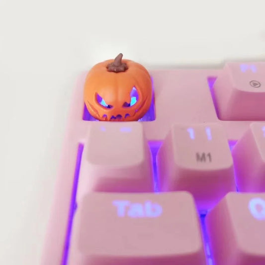 Jack-O'-Lantern Pumpkin ESC Keycap by KlickieKeyz