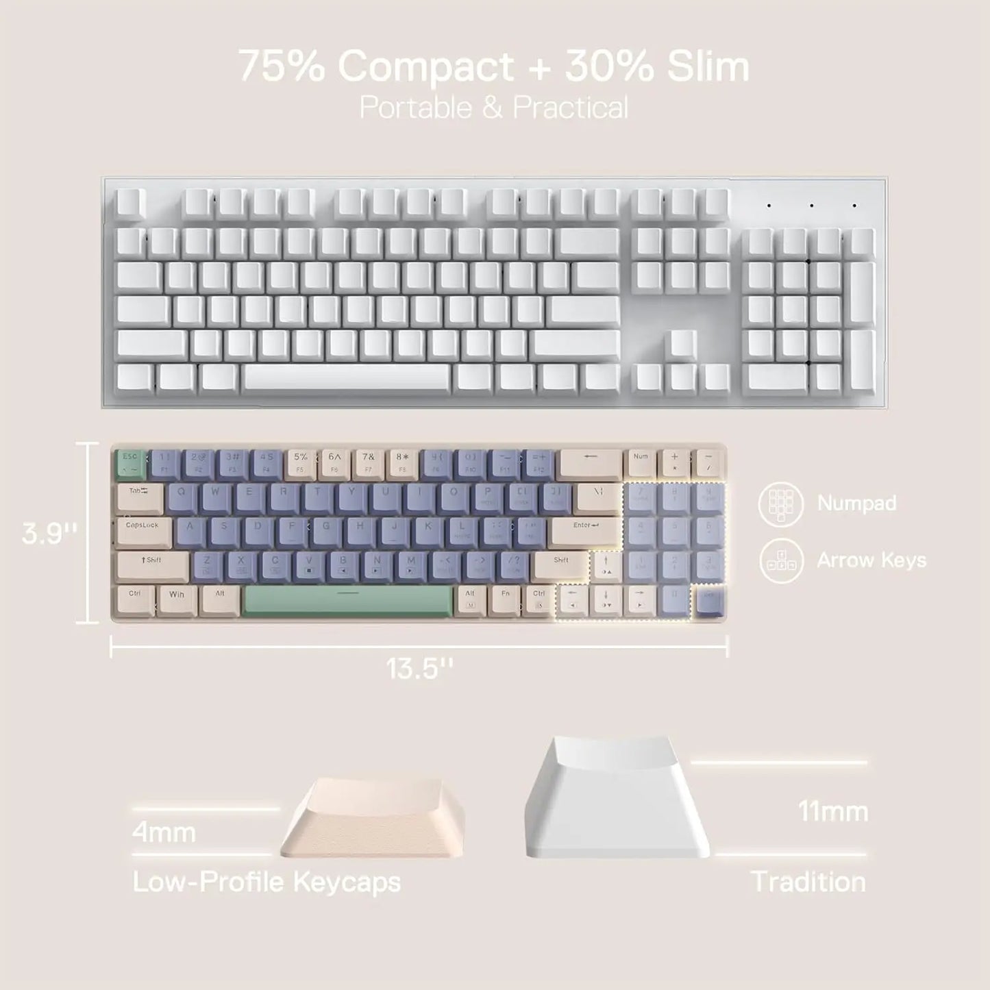 Redragon BS8772 – Wireless Keyboard and Mouse Combo hosted by KlickieKeyz