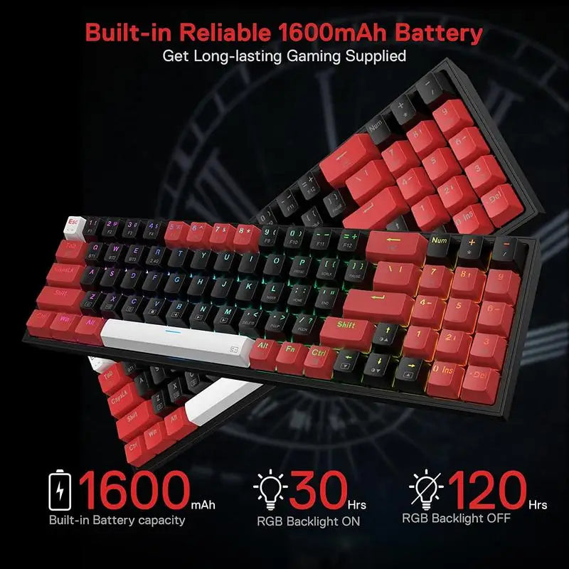Redragon POLLUX K628 PRO – 75% Wireless Gaming Keyboard hosted by Klickiekeyz