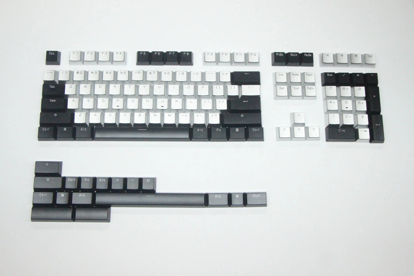 Aluminum Alloy Keycaps Full Set Custom Metal Gloss Transparent Point Keycaps 108/87keys XDA Artisan Key Cap Mechanical Keyboard