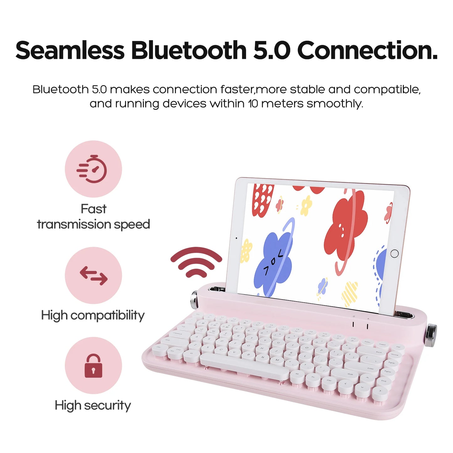 YUNZII ACTTO B305 Retro Typewriter Aesthetic Keyboard – hosted by KlickieKeyz
