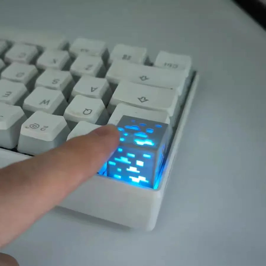 Minecraft Ore Block Keycaps by KlickieKeyz